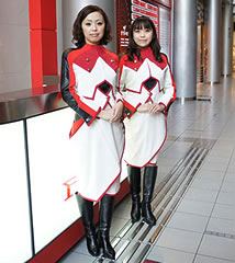 2012年 大阪　HEPFIVEインフォメーションスタッフユニフォーム（縫製協力）
